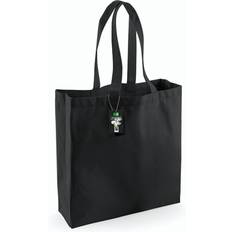 Westford Mill Väskor Westford Mill Fairtrade Cotton Classic Shopper - Black