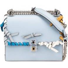 Fendi Bags Fendi Kan I Crossbody Baby Blue Leather - Blue