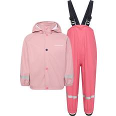 Waterproof Rain Sets Didriksons Kid's Slaskeman Set 2 - Waterproof Jacket - Pink