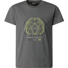 The North Face Piger Overdele The North Face Boy's Graphic Relaxed S/S Tee T-shirt - Grå