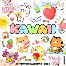 Office Supplies Willow Creek Press Kawaii 2026 Wall Calendar