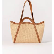 Strå Tasker Coccinelle Stilfuld Skuldertaske - Beige