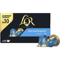 Capsules L'OR Capsules Espresso Decaffeinato X30 156g