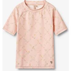 Rosa UV-tröjor Barnkläder Wheat Swim T-Shirt S/S Jackie - Rosa