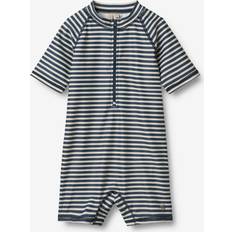18-24M Badedragter Wheat Badeheldragt Cas - Blue Stripe