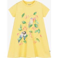 Molo Girls Yellow Organic Cotton Dress - Yellow