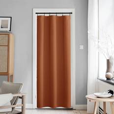 Nicetown Burnt Orange Door Curtain for French Door