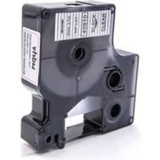 Transparent Labeling Tapes VHBW Label Tape Replacement for Dymo 40910 D1 9mm Black on Transparent