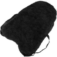 HY Faux Fur Fabric Seat Saver - Black