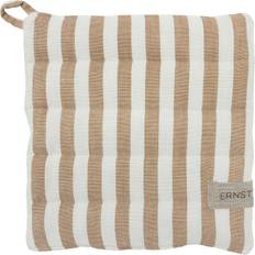 Pot Holders on sale Ernst Holder Wide Stripes 23x25 cm White Cola Pot Holders White, Brown, Beige