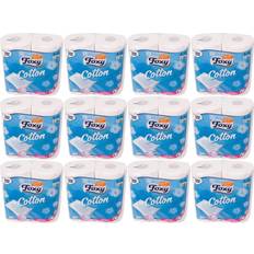Cotton Luxury 5ply Thick Toilet Paper 4 Rolls Pack of 12