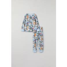 Polarn O. Pyret Nattplagg Barnkläder Polarn O. Pyret Kids' Dragon Print Pyjama Set - Blue