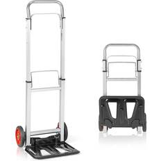 DIY Accessories Costway Aluminium Sack Truck Barrow with Adjustable Handle