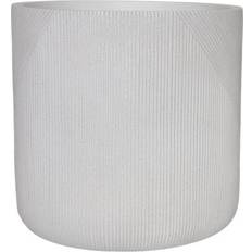 Verve Verve White Fibreclay Plant Pot 36cm