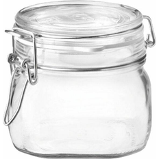 Round Kitchen Containers Bormioli Rocco Fido Kitchen Container 6pcs 0.5L