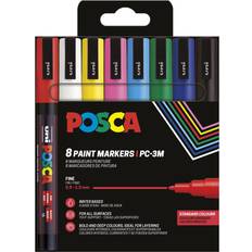 Posca Uni Paintmarker PC-3M 1.5 mm Etui van 8 Stuks