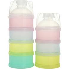 3/4 Feeds Formula Dispenser Twist-Lock Stackable Milk Powder Box