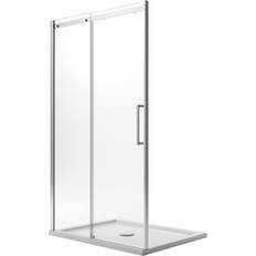 Porte Doccia Idralite Porta Doccia 140 cm H200 Vetro Trasparente 8 mm