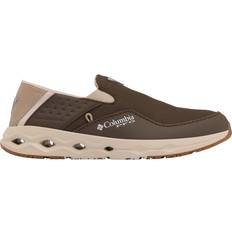 Beige - Men Boat Shoes Columbia Bahama X Slip-On Shoe - Beige