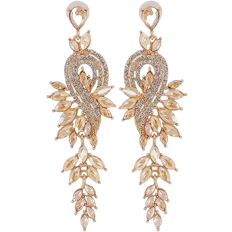 Shein Rhinestone Decor Drop Earrings
