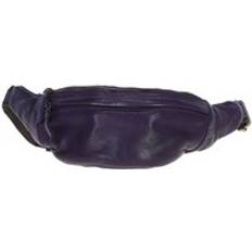 Ashwood Handbags Real Leather Unisex Bum Bag - Purple