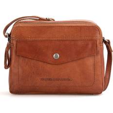 Spikes & Sparrow Bronco Umhängetasche Leder Cognac