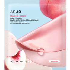 Niacinamide Ansiktsmasker Anua Peach 70 Niacin Brightening Collagen Mask