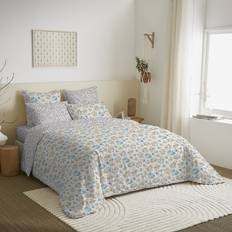 Pack Complet Housse De Couette Réversible Pour Lit 160 x 200 cm Tanya Bettbezug Cyan