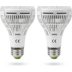 Plantlights on sale Sansi 15W E27 LED Grow Light Bulb 2 Pack