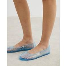 Blue Ballerinas JuJu Jelly Ballet Pumps - Blue