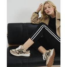 Trainers River Island Lace Up Runner Trainers - Beige