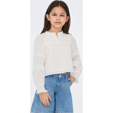 146 - Piger Skjorter Only Kids Top Esther - Cloud Dancer
