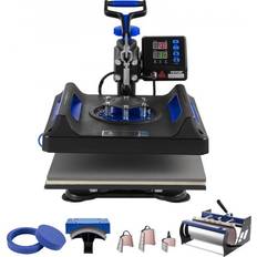 VEVOR 8 in 1 Heat Press Machine 15 x 15 in 30 oz Blue