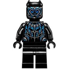 LEGO Super Heroes Black Panther Blue Stripes Minifigure 76099