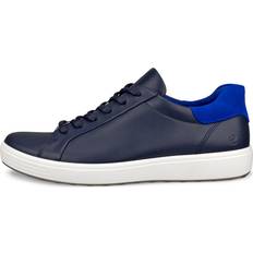 ecco Soft 7 M Baskets En Cuir Herr - Marinblå