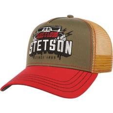 Stetson Caps Stetson Festival Live And Loud Trucker Cap - Beige/Red
