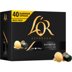 L'OR Kaffe L'OR Espresso Ristretto Kaffeekapseln 10 x 10 Getränke