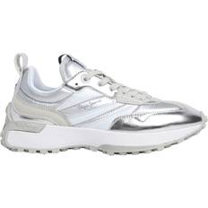 Pepe Jeans Sko Pepe Jeans Sneaker Low Lucky - Beige/Pastelblå