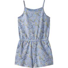 Blå Playsuits Børnetøj Name It Serenity Flower Vigga Strop Dragt - F1
