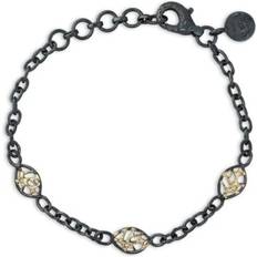 ByBirdie Autumn Leaves Förgyllt Silver Armband