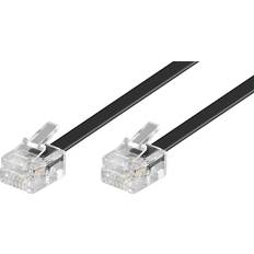 Goobay Modular 6P4C Flat RJ11-RJ11 15m