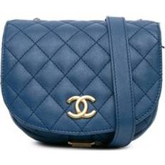 Chanel Preloved 19 Quilted Crossbody Women - Blue