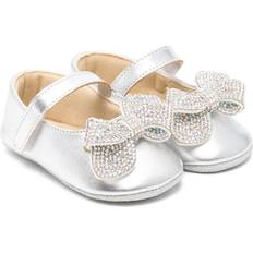 Fabric Ballerinas Children's Shoes Babywalker Crystal-Bow Ballet Flats - Kids - Silver