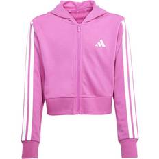 adidas 3Stripes Zip Hoodie Kids - Pink