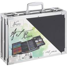 Nassau Fine Art Art set 145 pcs in metal box black I lager, 1-2 vardagars förväntad leveranstid