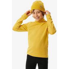 Yellow Base Layer Children's Clothing Decathlon Kids' 500 Ski Baselayer Top - Ochre