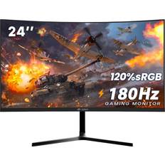 Crua Monitors Crua Gaming Monitor 24.5 Inch 180Hz Full HD