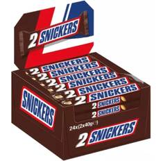 Snickers Schokoriegel Erdnüsse Karamell Fußball Snack 24 x 2 x 40 g