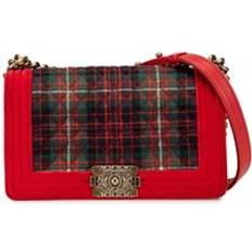 Chanel Crossbody Bags Chanel Preloved Classic Flap Bag - Red Tweed