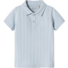 9-12M Pikétröjor Barnkläder Name It Nmmfene Ss Polo - Blå